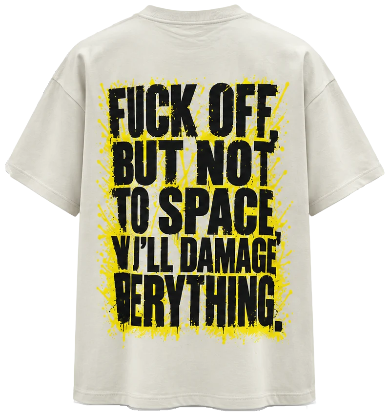 Not to Space Crema, espalda